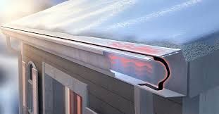Gutter guard installation close up